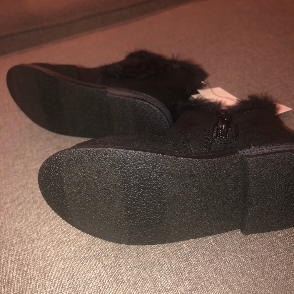 Gap toddler faux fur booties black - Picture 4 of 5